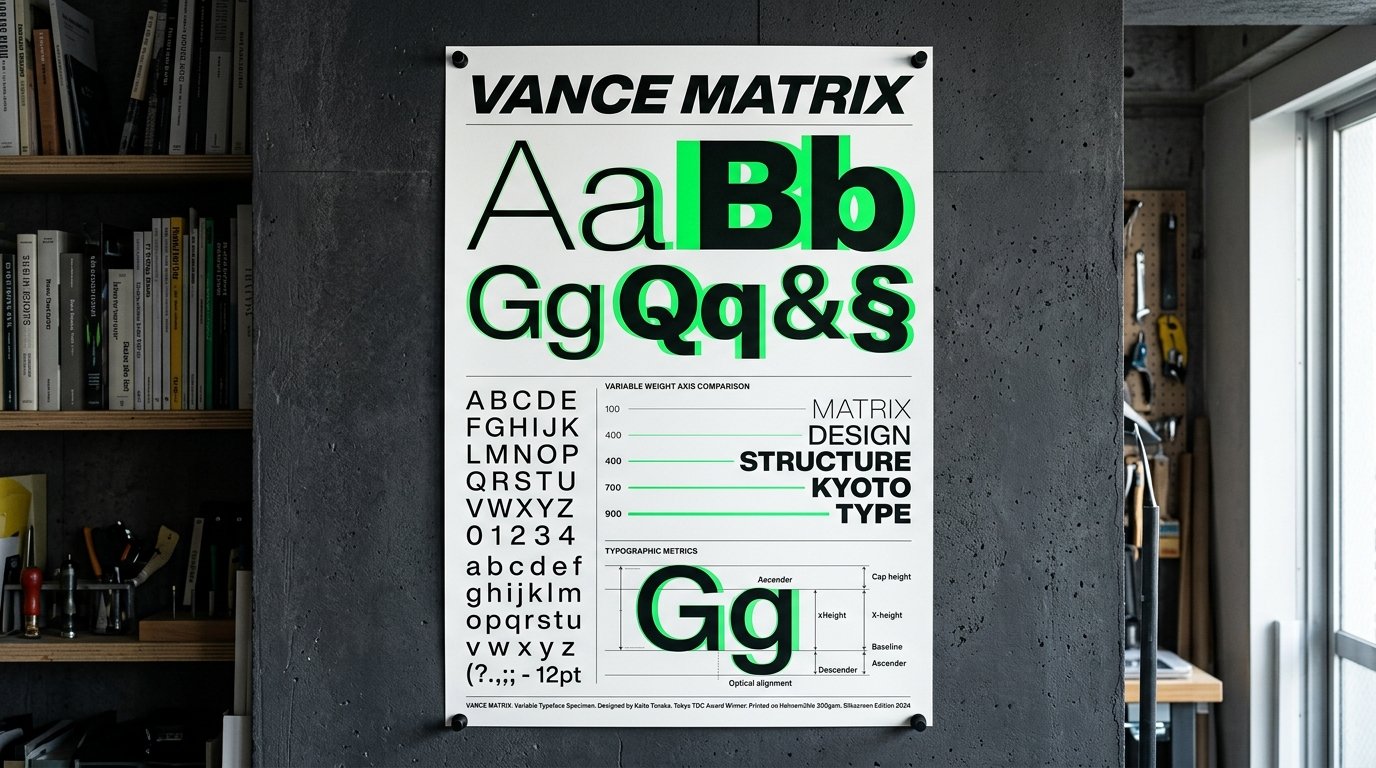 Case Typography Vance
